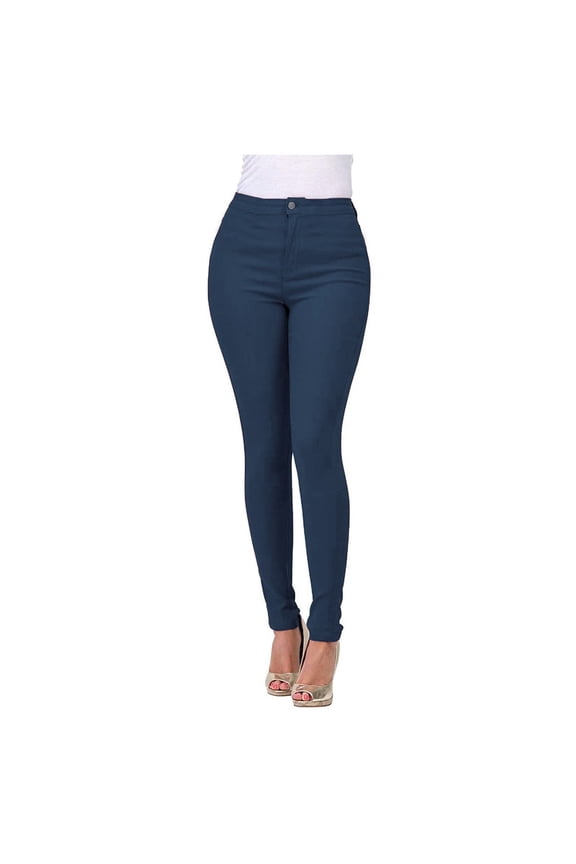 Womens Skinny Jeans Stretchy High Waisted Tummy Control Jeggings Butt Lifting Slim Fit Summer Denim Pants