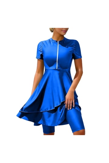 Shop Knee-Length Swim Dresses and Coverups for Women at Walmart Shop Knee-Length Swim Dresses and Coverups for Women at Walmart