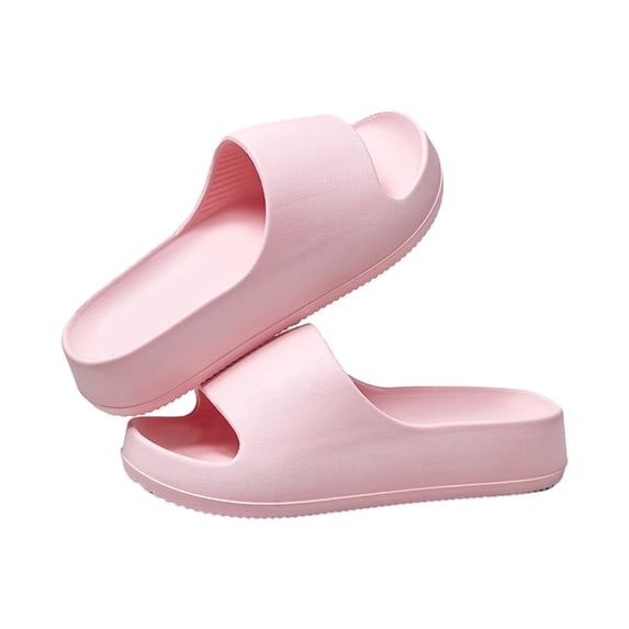 Qingpeng Womens Ultra Soft Pillow Slide Sandals Thick Cushioned Footbed Non Slip Sole Comfy Slippers for Indoor Outdoor Wear