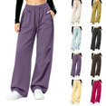 thumbnail image 1 of Qingpeng Womens Water Resistant Cargo Pants Drawstring High Waisted Wide Leg Pants Quick Dry Outdoor Hiking Trousers, 1 of 5