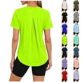 thumbnail image 1 of Qingpeng Womens Workout Tops Lightweight UPF 50+ Quick Dry T Shirts Short Sleeve Crew Neck Sports Running Shirts, 1 of 9