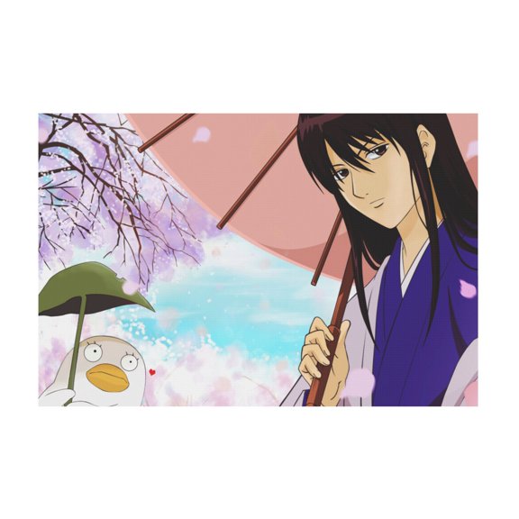 Qingyee Anime Canvas Poster Polyester Multi Size Decorative Poster,GINTAMA Poster Anime Paint Decorative Poster