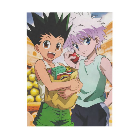 Qingyee Anime Canvas Poster Polyester Multi Size Decorative Poster,HUNTER X HUNTER Poster Anime Paint Decorative Poster Vertical For Wall,Home,Indoor Decoration