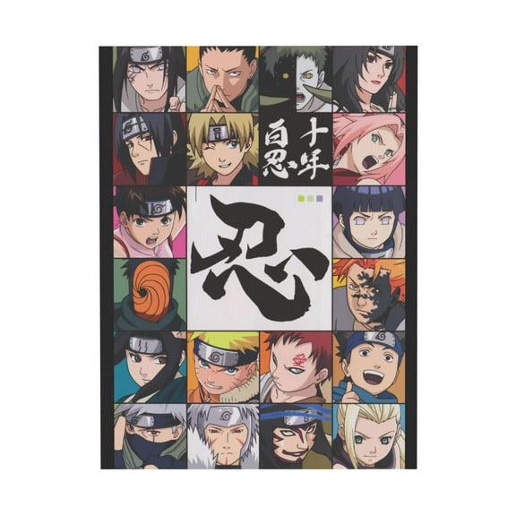 Qingyee Anime Canvas Poster Polyester Multi Size Decorative Poster,NARUTO Poster Anime Paint Decorative Poster Vertical For Wall,Home,Indoor Decoration