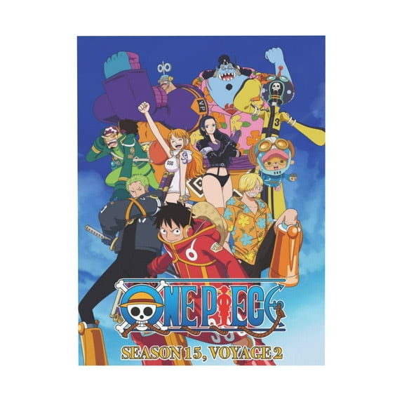 Qingyee Anime Canvas Poster Polyester Multi Size Decorative Poster, One Piece Poster Anime Paint Decorative Poster Horizontal For Wall,Home,Indoor and Outdoor Decoration