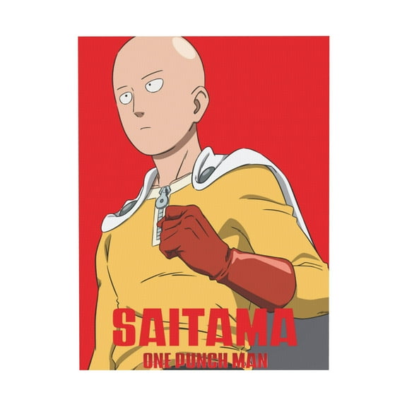 Qingyee Anime Canvas Poster Polyester Multi Size Decorative Poster,One Punch Man Poster Anime Paint Decorative Poster