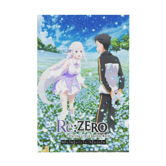 Qingyee Anime Canvas Poster Polyester Multi Size Decorative Poster,Re:Zero Poster Anime Paint Decorative Poster For Wal