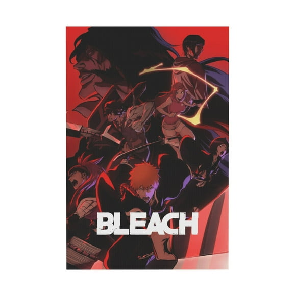 Qingyee Anime Poster Polyester Multi Size Decorative Poster, BLEACH Poster Anime Paint Decorative Poster Horizontal For Wall,Home,Indoor and Outdoor Decoration