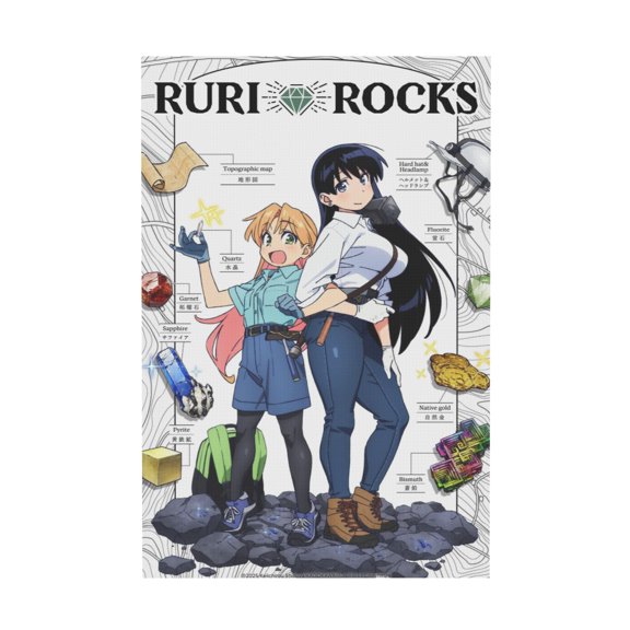 Qingyee New Animation To Introduction to Mineralogy Canvas Poster Multi Size Decorative Poster