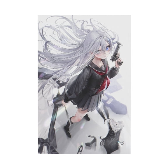 Qingyee Playing Death Games to Put Food on the Table Anime Canvas Print Poster Wall Art