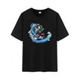 thumbnail image 1 of Qingyee Unisex Anime Tanjirou Water Breathing Pattern Cotton T-Shirt,Demon Slayer Short Sleeve Tee Shirt, 1 of 4