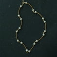 thumbnail image 1 of Qingyeji Pearl Necklace 14K Yellow Gold Plated for Woman White Freshwater Pearls, 1 of 7