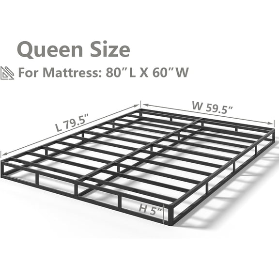 Qingzhou 5 Inch Box Spring for Queen Bed
