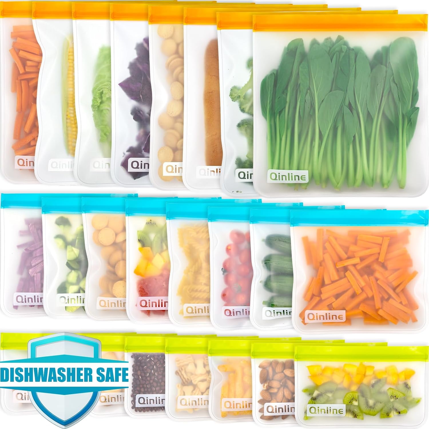 Qinline Food Storage Bags