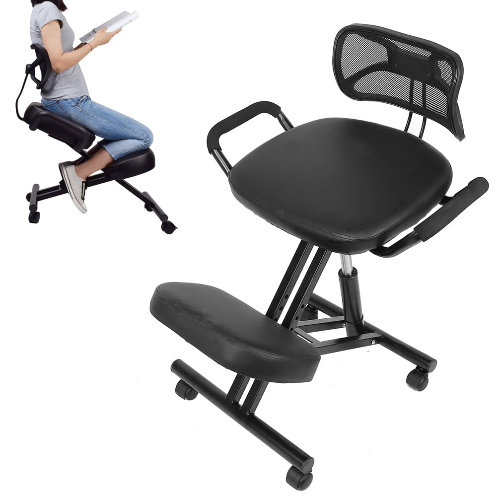 Adjustable Ergonomic Kneeling Chair with Back Support —