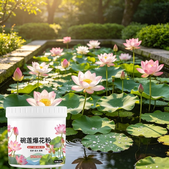 Qiopertar 2 Pcs Aquatic Plants Fertilizer High Potency Pond Tabs, Water Lilies Food for Vibrant Growth, Nutrient Rich Blossoms Booster for Pond Garden