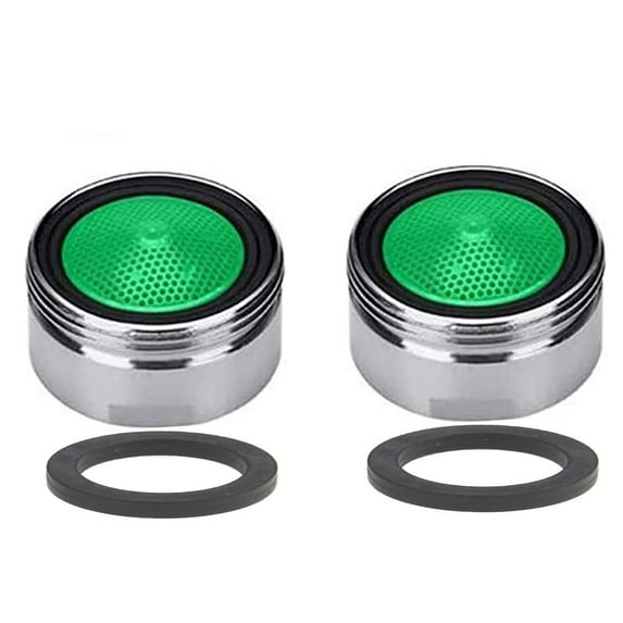 Qiopertar Under $5 Water Saving Faucet Aerator 24mm, 2/4-Piece Set Tap Bubbler Mixing Cartridge for Kitchen Bathroom Sink, Regulator Nozzle Aerator Strainer