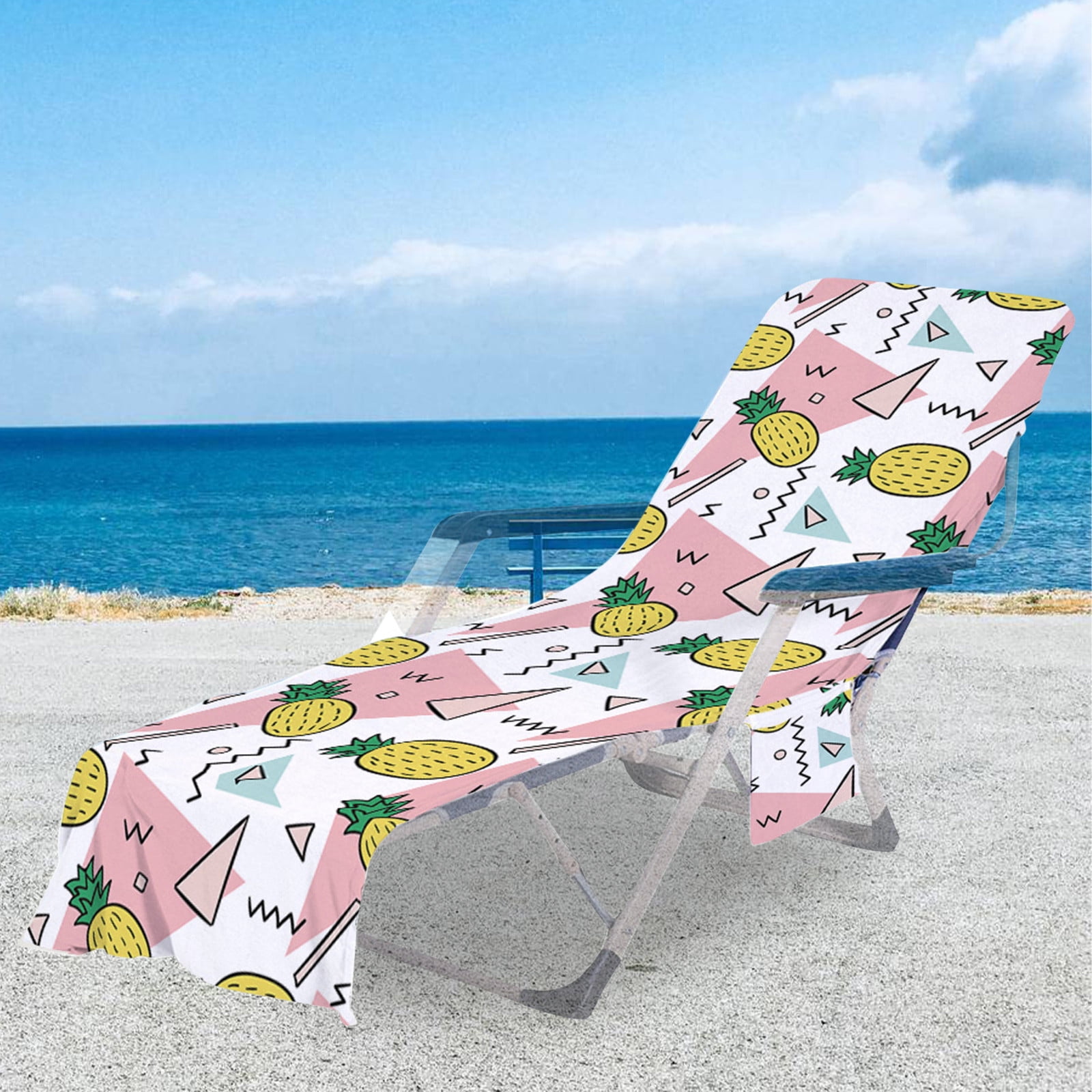 Qiopertar up to 60% off Gift on Sale Beach Chair Cover With Side ...