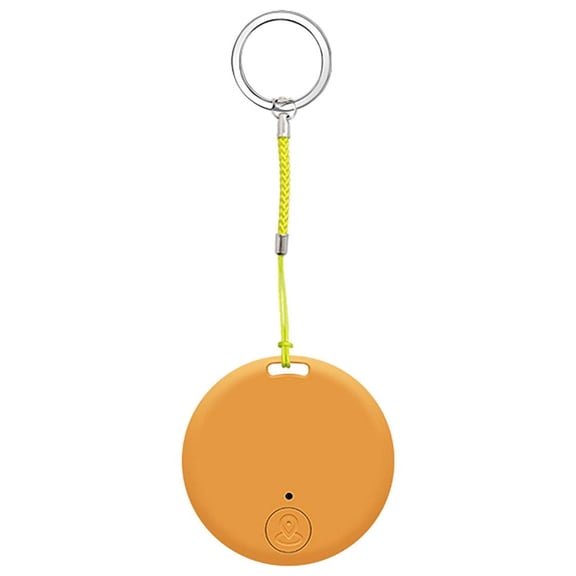 Qiopertar Bluetooth 5.0 Smart Tracker, Anti-Lost Key Finder & Pet Locator, Portable GPS Tracking Device for Keys Wallets Pets, Two-Way Finding Selfie Remote with Long Battery Life, Orange