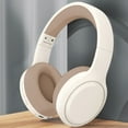thumbnail image 1 of Qiopertar Bluetooth Headphones, Over Ear Wireless Headphones with Noise Cancelling Mic, Bluetooth 5.3 HiFi Sound Gaming Headset for PC Phone, Foldable Headphones with 30H Playtime AUX Cable, White, 1 of 7