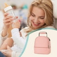 thumbnail image 1 of Qiopertar Breastmilk Cooler Bag, Insulated Milk Storage Backpack with Ice Packs, Portable Thermal Bag for Breast Milk Bottles Pump, Baby Travel Lunch Box for Office Camping, Pink, 1 of 7