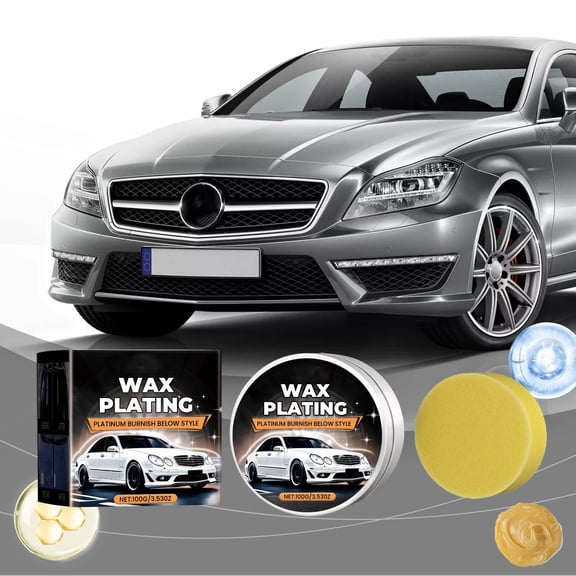 Qiopertar Car Scratch Repair Kit, Water Repellent Polish for Paint Protection, Scratch Resistant Waxing Set for Acid Rain Dust Prevention