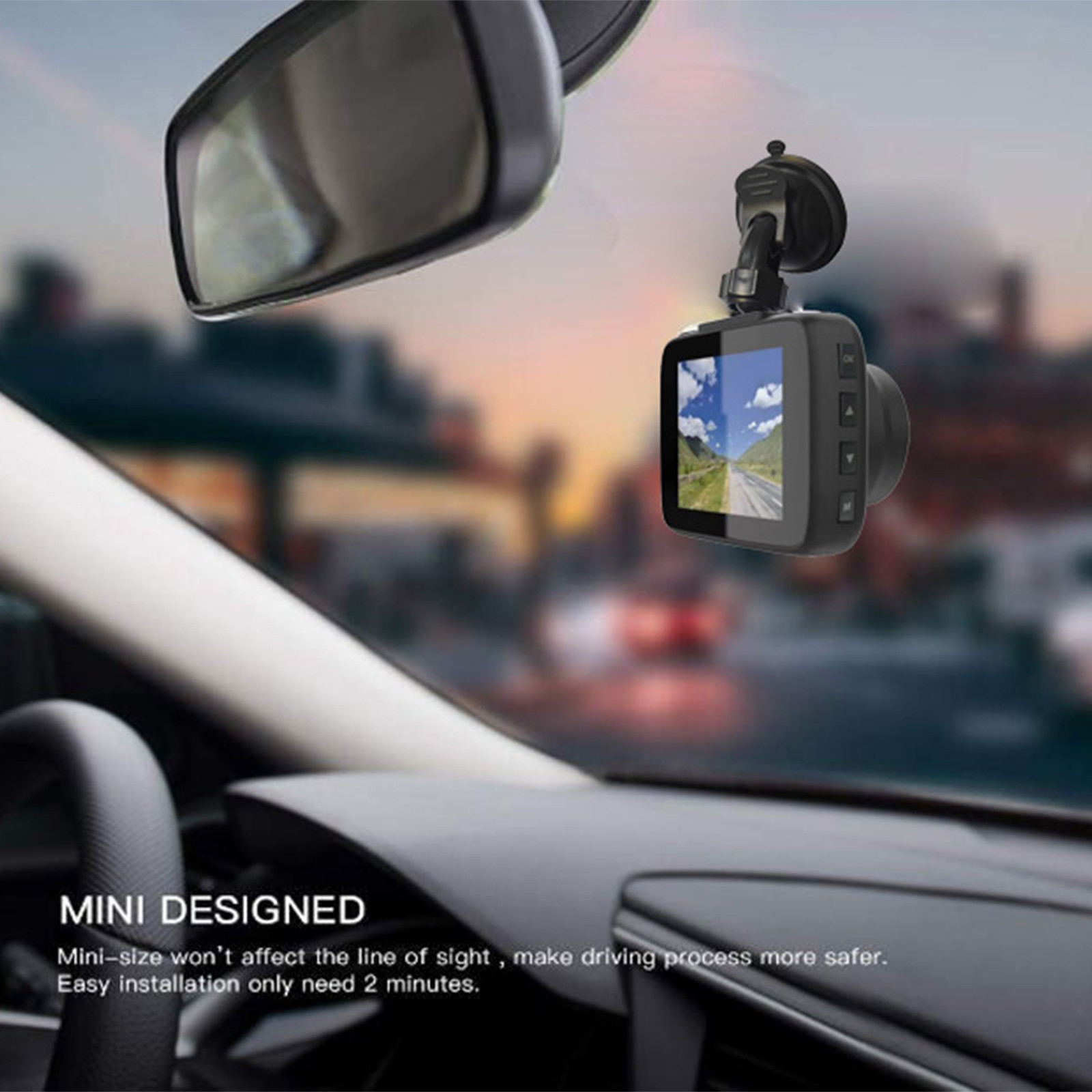 Qiopertar Clearance 1080P Car Camera Dash Cam ,2.0 Inch Mini Screen Car