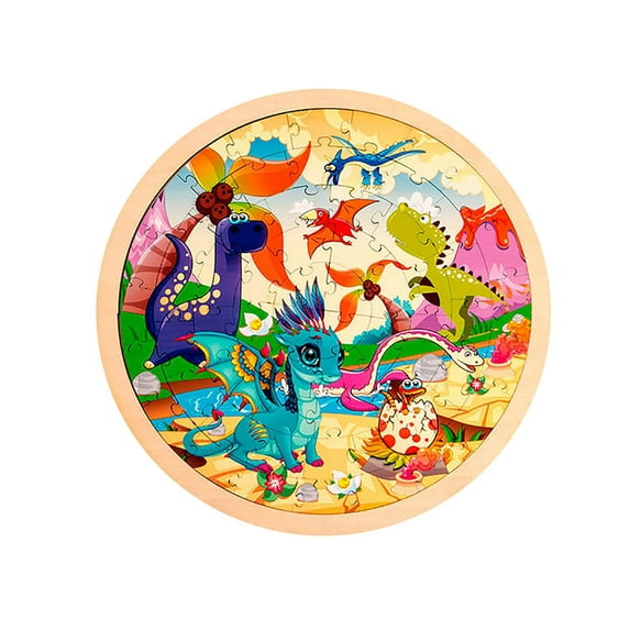 Qiopertar Clearance Children Wooden Puzzle 64 Educational Puzzle Game Kids Toys Summer Savings