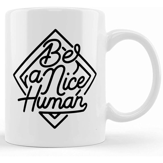 Be Nice Mug Positivity Present Choose Kind Mug Be Nice Coffee Mug Ceramic Novelty Coffee Mugs 11oz 15oz Tea Cup Funny Words Present Present Mug For Birthday Christmas Thanksgiving F G3P0GA
