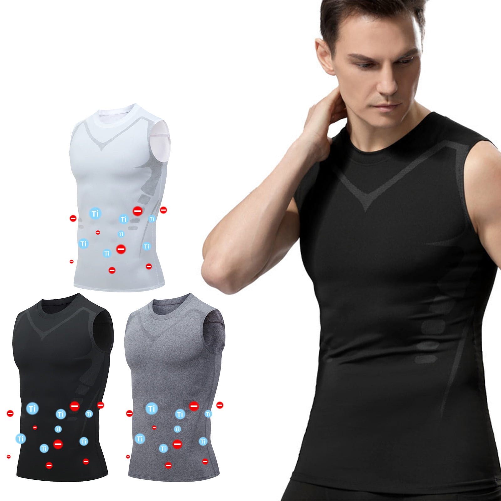 お得2点セット ballaholic Compression No Sleeve Amazon.com: Evolv-V Boost Men Shirt, V-Boost 2025 New