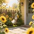 thumbnail image 1 of Qiopertar Courtyard Style Porch Goose Costume Set, Water-Resistant Garden Attire with Sunflower Apron Hat, Ranch-Inspired Outfit for Thanksgiving Outdoor Display, 1 of 7