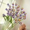 thumbnail image 1 of Qiopertar Crochet Lily of the Valley Bouquet, Handmade Wool Iron Wire Forever Flowers, Artificial Floral Arrangement for Home Decor Birthday Gift Housewarming Graduation, Purple, 1 of 6