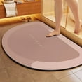 thumbnail image 1 of Qiopertar Diatomite Bathroom Water Absorbent Mat, Non Slip Quick Dry Bath Mat for Doorway, Soft Absorbent Rug for Sink Drying, 1 of 6