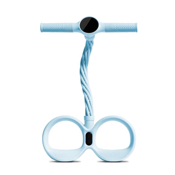 Qiopertar Foot-Operated Resistance Trainer, 6-Tube Yoga Strength Training Device with Torque Spring, Portable Fitness Equipment for Leg Glute Core Workouts Home Gym Office Use