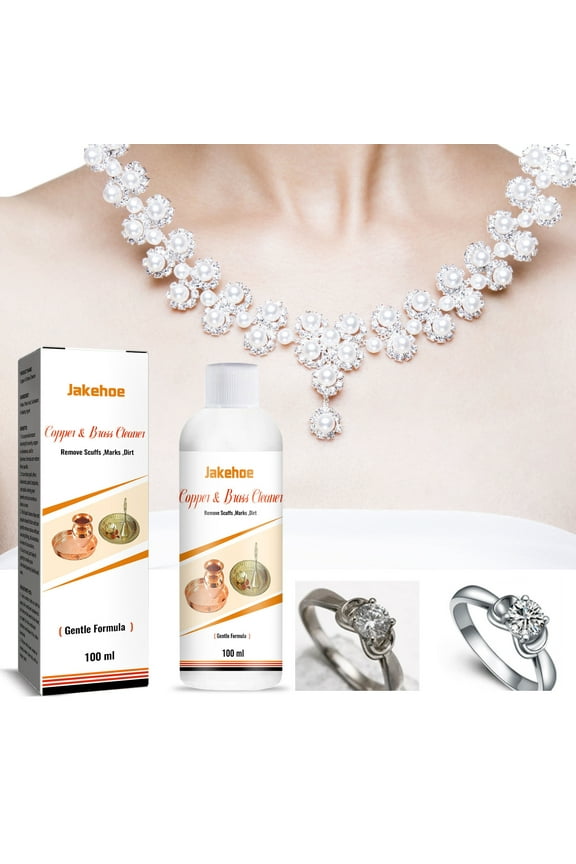 Jewelry Cleaner Spray, Copper Brass Gold Diamond Watch Rust Remover, Professional Cleaning Solution for Jewelry Watches Rings Necklaces 100ml