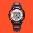 thumbnail image 1 of Qiopertar KidsDigital Sports Watch, LED Alarm Date Stopwatch for Boys, Water Resistant Luminous Display Sport Watch for Children Boys Gift, Orange, 1 of 4