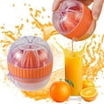 thumbnail image 1 of Qiopertar Manual Juicer Squeezer, Orange Lemon Press Extractor for Kitchen, Efficient Handheld Citrus Juicer for Grapefruit Easy to Clean, Orange, 1 of 6