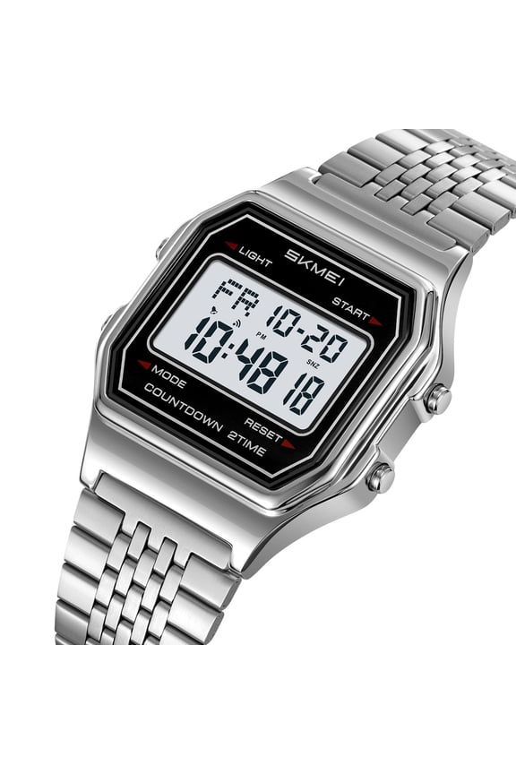 Men's Digital Sports Watch, Waterproof Outdoor Watch with Luminous Display, Multi-Function Alarm Stopwatch for Hiking Running Camping Swimming