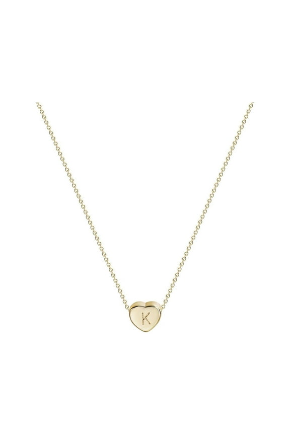 Personalized Name Necklace, Custom Letter Pendant Jewelry for Women, Fashion Initial Necklace Gift for Birthday Christmas Travel, Gold