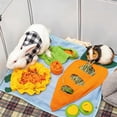 thumbnail image 1 of Qiopertar Pet Sniffing Mat, Slow Feeder Foraging Mat for Rabbits Hamsters Dogs, Interactive Scent Training Enrichment Toy with Hidden Pockets, Machine Washable Plush Odor Puzzle Mat, 1 of 6