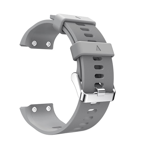Qiopertar Quick Release Replacement Strap for Garmin Forerunner 35, F35 Smart Watch Band 18mm Width Adjustable Mesh Bracelet, Soft Comfortable Durable Wristband with Screws for Men Women, Gray