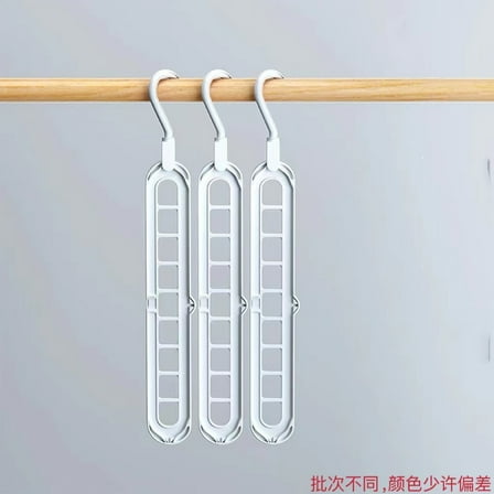 Qiopertar Under $5 9-Hole Hangers Organizers Wardrobe Storage, Multifunctional Space-saving Clothes Hanger, Closet Organization System