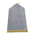 thumbnail image 1 of Qiopertar Under $5 Foldable Portable Prayer Mat with Embossed, Non-Slip Flannel Carpet for Travel Mosque, Islamic Prayer Rug Home Office, 1 of 5