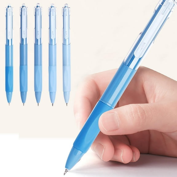 Qiopertar Under $5 High Precision Gel Pen 0.5mm, Large Capacity Exam Pen for Writing and Drawing, Gel Ink Pen 15ml