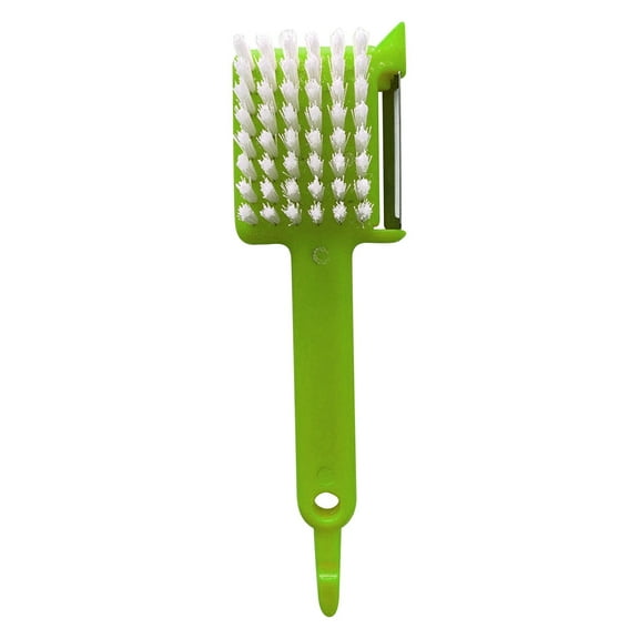 Qiopertar Under $5 Multifunctional Five-in-One Peeler, Vegetable Brush Bottle Opener Garlic Grinder Combo, Kitchen Gadget for Food Preparation
