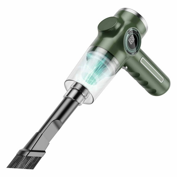 Qiopertar Under $5 Portable Handheld Car Vacuum Cleaner 120W Rechargeable High Power, 4Kpa Strong Suction Wet Dry Vacuum Handheld Vacuum Cleaner