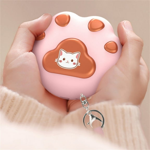 Qiopertar Under $5 Rechargeable Hand Warmer Key Chain, Two Gear Constant Temperature Heating 1200mAh, Portable Winter Handwarmer for Outdoor