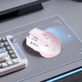 thumbnail image 1 of Qiopertar Wireless Bluetooth Mouse, 2.4G Wireless Gaming Mouse with 6 DPI Buttons, Type-C Fast Charging Office Mouse 3600DPI, Rechargeable Silent Ergonomic Computer Laptop PC Accessories, Pink, 1 of 7