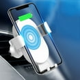 Qiopertar Wireless Car Charger,10W Fast Charging AutoClamping Car