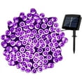 thumbnail image 1 of Qishi Christmas string lights 200 LED Solar Outdoor Lights 72 ft Fairy Decorative Solar String Lights for Garden Patio Party Wedding and ect.(Purple), 1 of 8